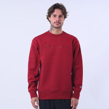 Imagem de Moletom crewneck champion life script logo emb, M