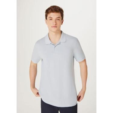 Imagem de Camisa Polo Básica Masculina Manga Curta Em Piquet - Hering, XG, Azul