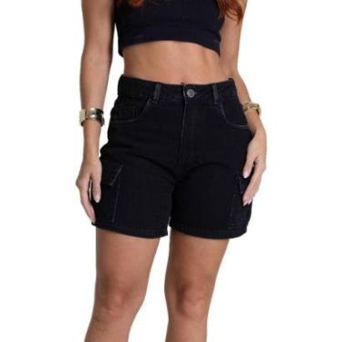 Imagem de Shorts Jeans Sawary - 282193 - Preto 38-Feminino