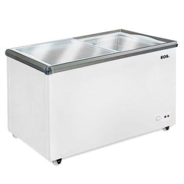 Imagem de Freezer e Conservador Expositor Horizontal EOS 320 Litros Dupla Ação E