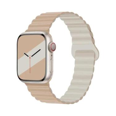 Imagem de Pulseira Magnética De Silicone Para Apple Watch Série 1 2 3 4 5 6 7 8 