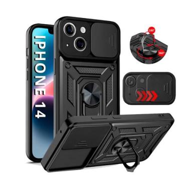 Imagem de Capa Capinha Armor Militar Anti Impacto P/ iPhone 14 - Protetora - Cha