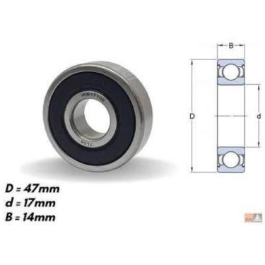 Imagem de Rolamento do alternador Chevrolet Astra 1994 a 2011 IKRO