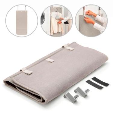 Imagem de Tábua de Passar Vertical para Vaporizador de Roupas Brabantia Cinza