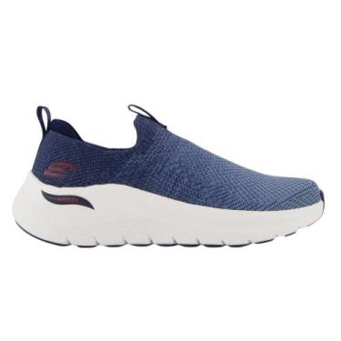 Imagem de Tênis Skechers Arch Fit 2.0 Masculino, 43, Marinho