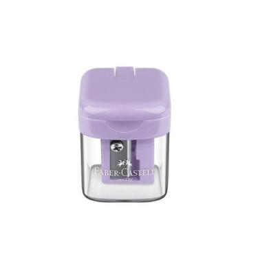 Imagem de Apontador Faber Castell Minibox Com Depósito, Lilás
