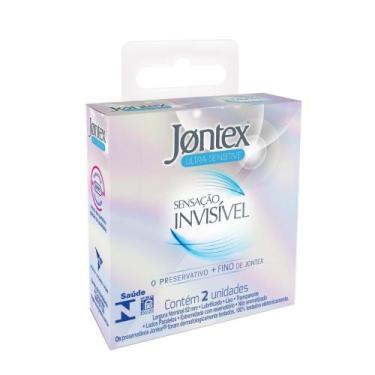 Imagem de Preservativo Jontex Sensação Invisível 2 Unidades, 2 Unidades