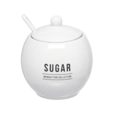 Imagem de Açucareiro em Porcelana 350ml Manhattan Branco Hauskraft
