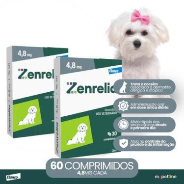 Imagem de Combo 2 Zenrelia 4,8mg Dermatológico Elanco para Cães - 30 Comprimidos