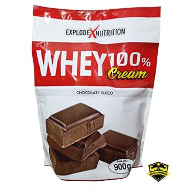 Imagem de Whey 100% Cream Explode Nutrition 900g - Chocolate Suiço