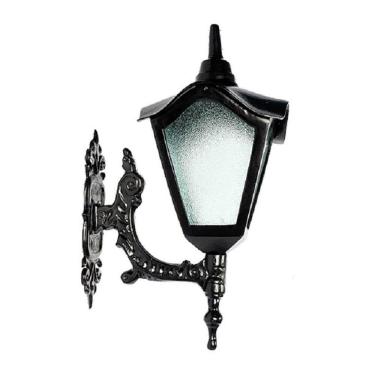 Imagem de Luminária Colonial Romana Menor Com Braço em Alumínio 47cm