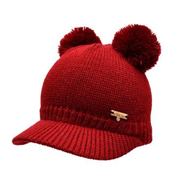 Imagem de Boné Infantil Everly Com Pom Pom Ref: 8160  P/G