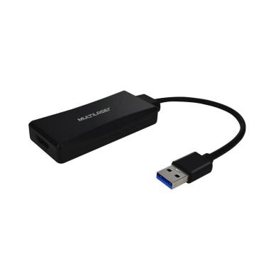 Imagem de Cabo Conversor USB Macho X HDMI Fêmea Multilaser - WI347