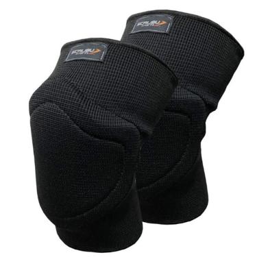 Imagem de Joelheira de Vôlei Pro Elástica Scalibu Sports - Preto