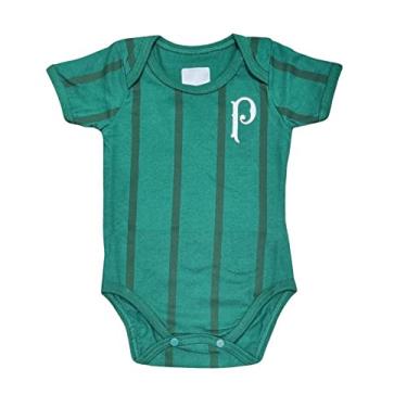Imagem de Body Bebê Palmeiras Jogo Listrado Oficial
