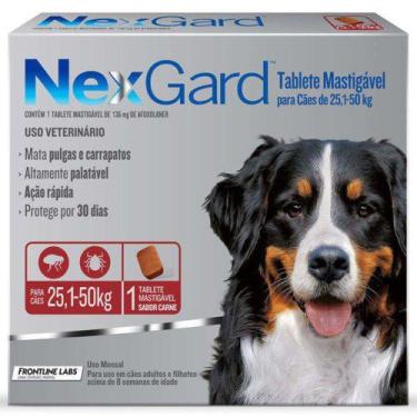Imagem de Nexgard 136 Mg - Cães De 25,1 A 50 Kg  Cx Com 1 Tablete - Merial - Fro