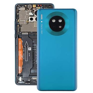Imagem de HUANGYUNCHAO Acessórios telefônicos Tampa traseira da bateria original com lente de câmera para huawei mate 30 Substituição do telefone celular