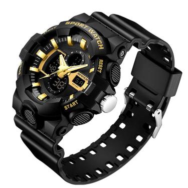 Imagem de  Relógio Masculino Digital SANDA Tela LED Relógio de Pulso Esportivo Militar A Prova D`água 