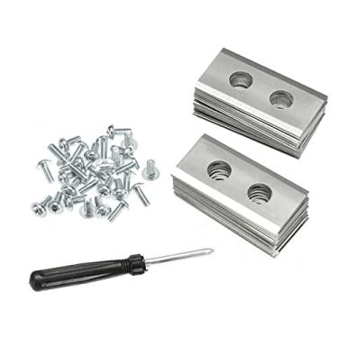 Imagem de Tingpai Lâminas de corte de 30 unidades + pa fusos de 60 unidades + substituição de chave de fenda pa robô cortador Worx Landroid