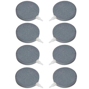 Imagem de AQUANEAT difusor de disco de oxigênio para hidropônicos, bomba de aeradores, 8 peças