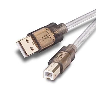 Imagem de Cabos de impressora USB de 0,9 m, Azul, 25 Ft/8M