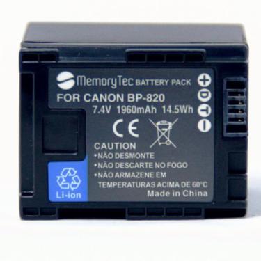 Imagem de Bateria Bp-820 Para Canon Hf-10, Hf-G20, Hf-M30, Hf-S100 - Memorytec