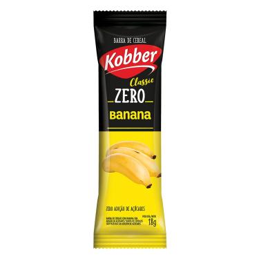 Imagem de Barra de Cereal Kobber Classic Zero Sabor Banana 18g 18g