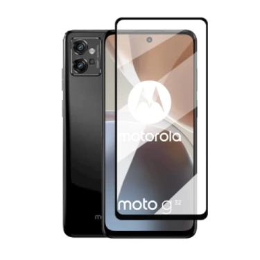 Imagem de Película de Vidro Temperado 3D Compatível Com Moto G32 Tela de 6.5 Polegadas - (Hard Glass Store)