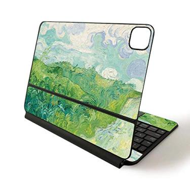 Imagem de MightySkins Skin for Apple Magic Keyboard para iPad Pro 11" (2020) - Sushi | Capa protetora, durável e exclusiva de vinil, campos de trigo verde