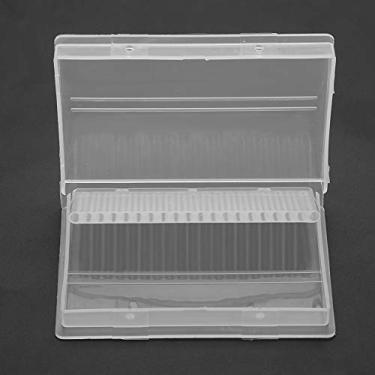 Imagem de Estojo de broca de unha com 20 compartimentos, organizador de ferramentas de manicure, caixa de suporte para armazenar pontas de broca, suporte de broca de unha, suporte de broca de unha, roxo, suporte de broca de unha