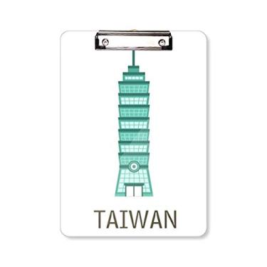 Imagem de Taiwan Atrations 101 Prancheta de Prancheta para Viagem Prancheta de Escrita Placa de Apoio A4