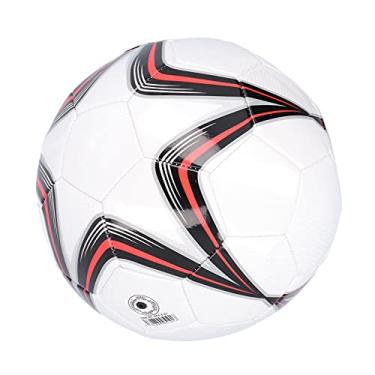 Imagem de Wosune Bola de futebol costurada à máquina, bola de futebol para competição, bola de futebol tamanho 5, bola de futebol para relaxamento e fitness físico para descompressão