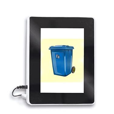 Imagem de Lixeira de lixo para lixeira, luminária mágica espelhada multifunções