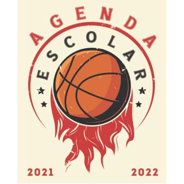 Imagem de Agenda Escolar 2021-2022 Baloncesto: Planificador semanal para niñas y niños | 1 semana en 2 páginas | Agenda 2021 2022 semana vista | Material ... secundaria estudiante | Portada basket ball