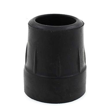 Imagem de Qtd: 4 peças - pontas de borracha resistente de 25 mm para bengalas de caminhada, muletas, molduras de caminhada, molduras Zimmer etc - preto - por Lifeswonderful