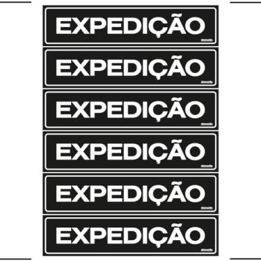 Imagem de Combo 6 Placas De Sinalização Expedição 30x7 Ekomunike - A-417/1 F9e