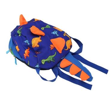 Imagem de Mochila Infantil, Dinossauros de Desenho Animado, Confortável de Carregar, Linda Mochila Infantil, Grande Capacidade, Leve, Multifuncional, para Crianças de 2 a 4 Anos, Jardim de