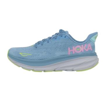 Imagem de HOKA Sapatos femininos Bondi, Azul-claro, rosa, 36