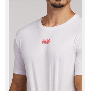 Imagem de Camiseta Diesel Logo Central Branca