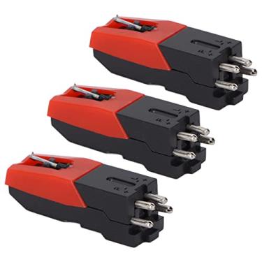 Imagem de Caneta de Substituição de Agulha para Toca-discos de Alumínio, 3 Peças para Peça de Fonógrafo de Plataforma Giratória Compatível Com Tocadores de Gravação (Poste de alumínio)