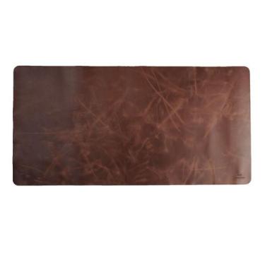 Imagem de DeskPad Cádis Em Couro Bovino Legítimo Grande Tapete de Mesa Gamer Esc