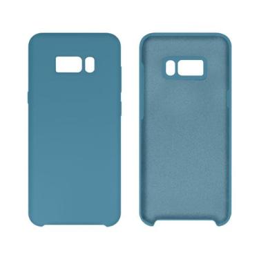 Imagem de Capinha Galaxy S8 + PLUS Silicone Cover - GCM, Azul Caribe