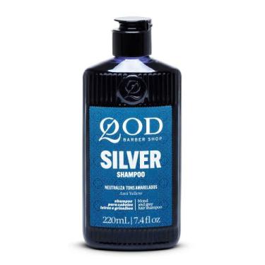 Imagem de Shampoo QOD Barber Shop Silver para Cabelos Loiros e Grisalhos 220ml