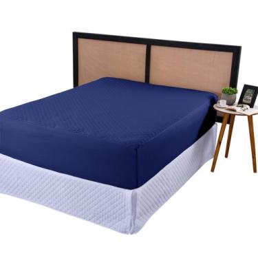Imagem de Protetor impermeável Casal Padrão Dimensões: 1,88m x 1,38m x 0,40cm - 