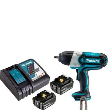 Imagem de Chave De Impacto 2 Baterias 18v 3ah Dtw450 Makita Bivolt