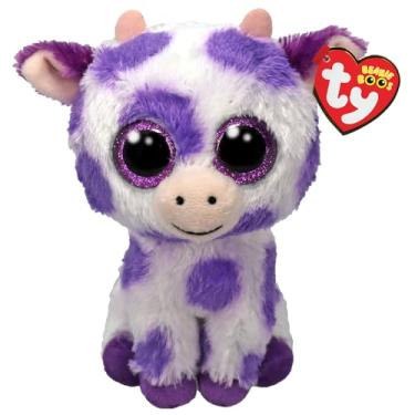 Imagem de Ty Beanie Boo Ethel - Spotted Purple Cow - 6"", 37345