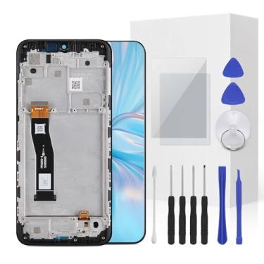 Imagem de JENCYFU Kit de substituição de tela para Noki a C110 N156DL, tela LCD completa, moldura digitalizadora sensível ao toque, montagem completa com ferramenta de reparo para modelo Noki a C110 N156DL 6,3