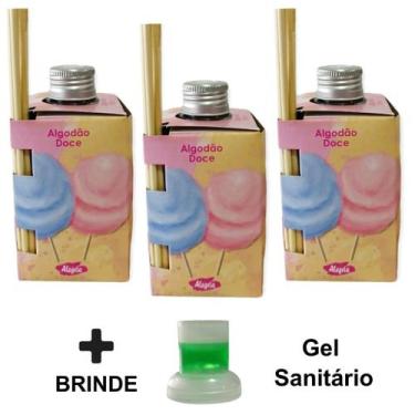 Imagem de 3 Aromatizador Ambiente Luz Aromas Difusor Vareta 280ml Odorizador Per