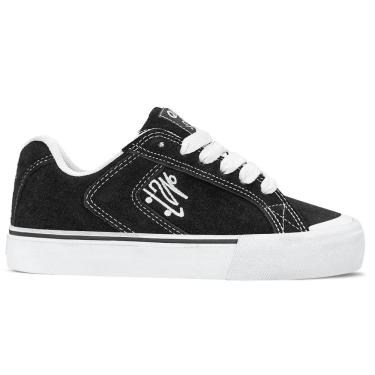 Imagem de Tênis Qix Unissex Camurça Chorão Park | Preto Branco