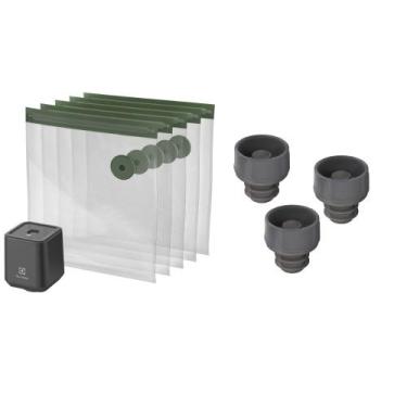 Imagem de Kit Rolhas de Vinho para Fechamento a Vácuo 03 Unidades + Seladora a V